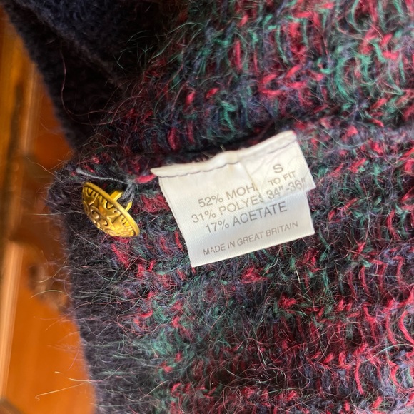Vintage Soft Mohair Wool Knit Cardigan - Picture 6 of 7